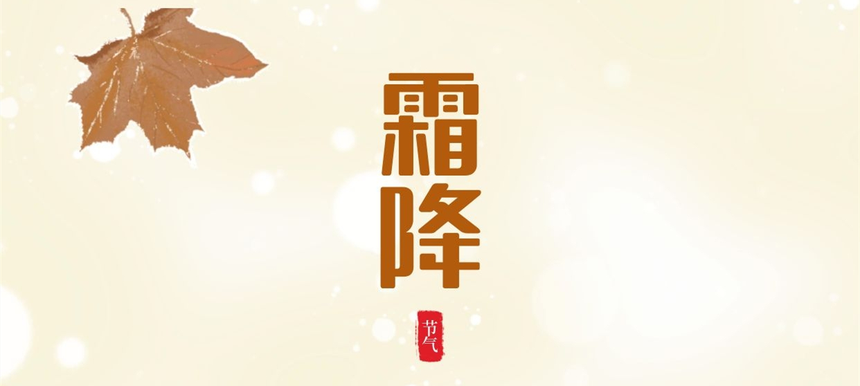 霜降 ▎秋色盡染霜華，歲月不負芳華